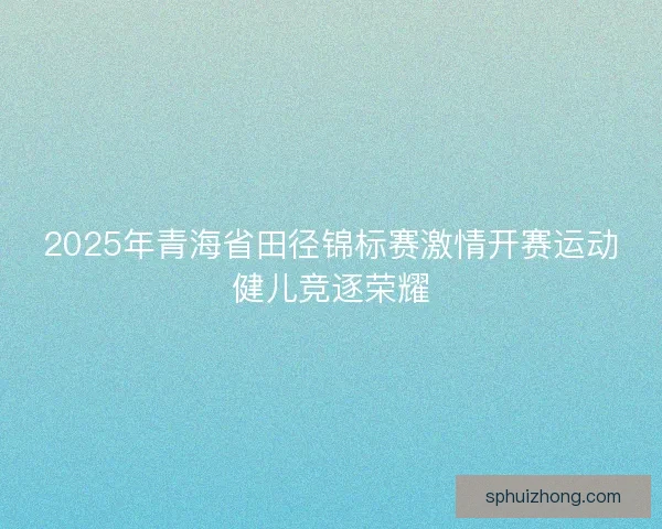 2025年青海省田径锦标赛激情开赛运动健儿竞逐荣耀 2025年青海省田径锦标赛激情开赛运动健儿竞逐荣耀